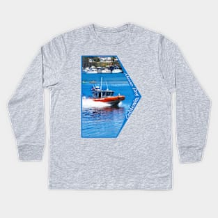 To The Rescue Morro Bay California Kids Long Sleeve T-Shirt